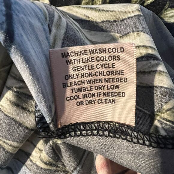 Philosophy Palazzo Wide Leg Stretch Pants Hawaiian Beach Vacation Resort Cruise - Picture 9 of 14